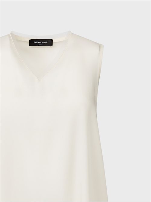 Envers satin vest top FABIANA FILIPPI | TPD215F295L5610145